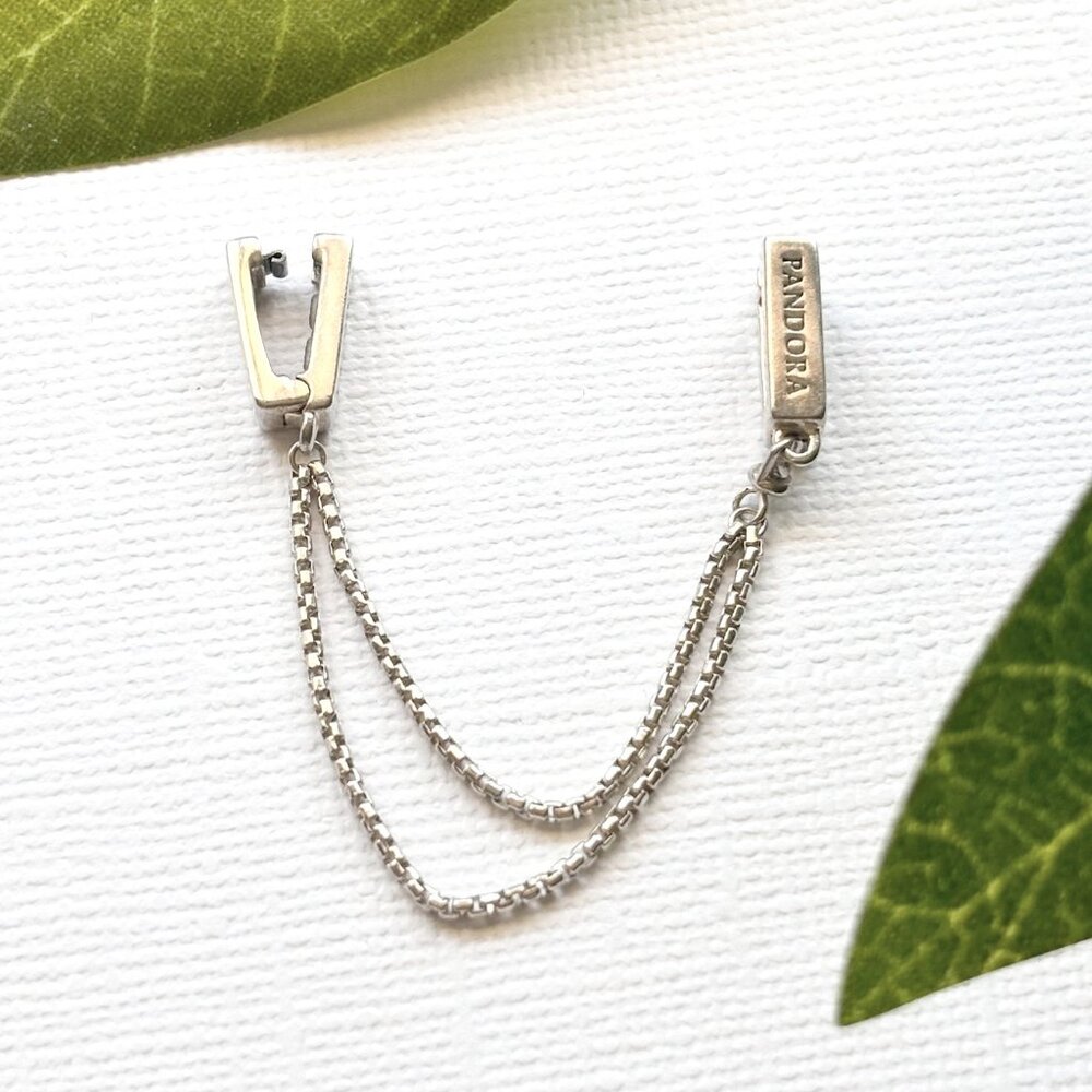 Genuine Pandora Reflections Sterling Silver Safety Chain